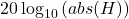 Rendered by QuickLaTeX.com 20\log_{10}\left(abs(H)\right)