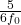 Rendered by QuickLaTeX.com \frac{5}{6f_0}