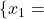 Rendered by QuickLaTeX.com \{x_1 =