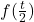 Rendered by QuickLaTeX.com f(\frac{t}{2})