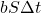 Rendered by QuickLaTeX.com bS\Delta t