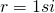 r = 1 − s − i