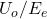 Rendered by QuickLaTeX.com U_o/E_e