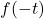 Rendered by QuickLaTeX.com f(-t)