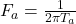 Rendered by QuickLaTeX.com F_a=\frac{1}{2\pi T_a}
