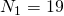 N_1=19