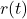 Rendered by QuickLaTeX.com r(t)